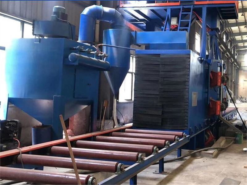 河南拋丸機(jī)分享通過(guò)式拋丸機(jī)清理原理與工藝